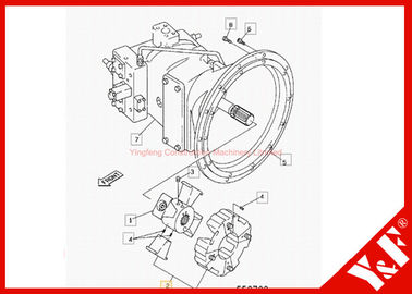 Mua Jcb Js220 Excavator Coupling For Jrj0213 Hydraulic Pump Drive Group Connect Engine online manufacture
