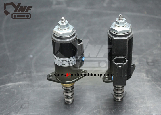 Vỏ máy xúc CX75SR Van điện từ bơm chính KHJ1714 LRC0014
