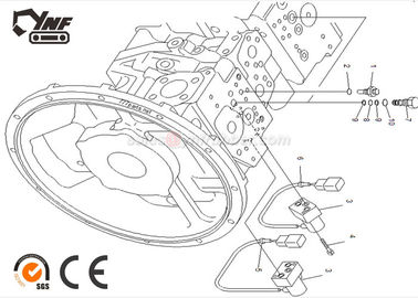 PC200-7 702-21-55901 Máy xúc điện Bộ phận thí điểm thép