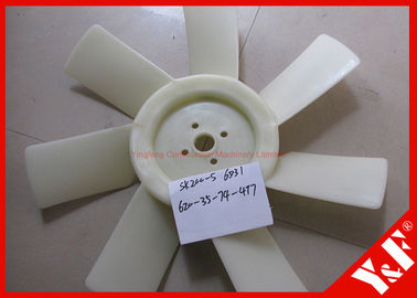 OEM Kato Kobelco SK200-5 6D31 ME018185 Máy đào phụ tùng động cơ Phụ tùng quạt làm mát bằng nhựa